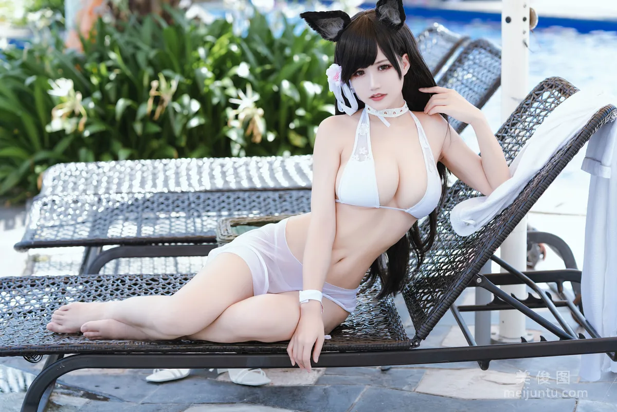 [網紅COSER] 動漫博主小倉千代w - 艦長愛宕泳裝 寫真集 22