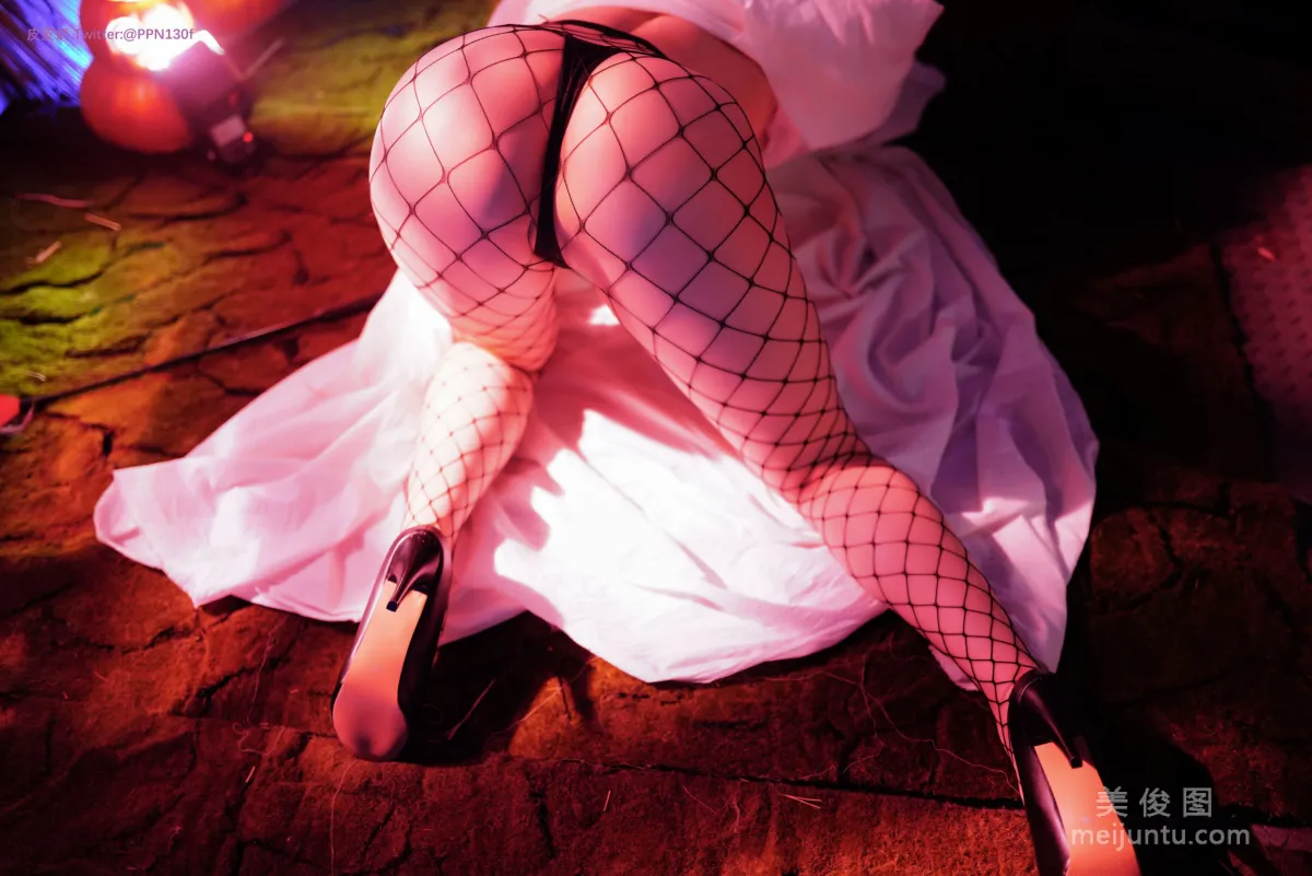 [網紅COSER] 皮皮奶可可愛了啦 - 萬聖節幽靈 寫真集 67