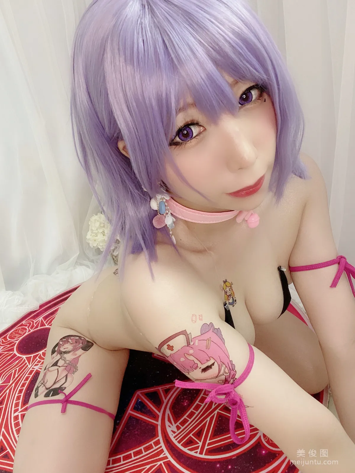 [網紅COSER] 二次元巨乳美女鹿野希 - 淫紋姬 寫真集 49
