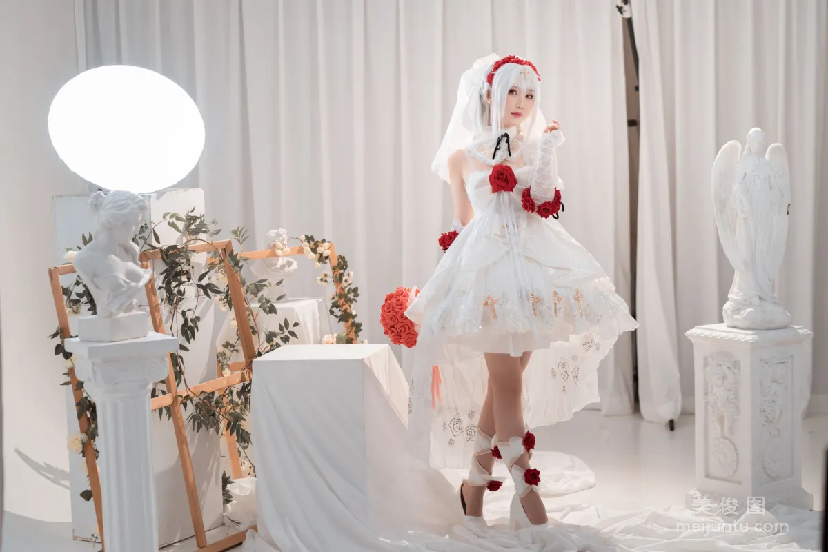 [網紅COSER] 面餅仙兒 - 德麗莎婚紗 寫真集 2