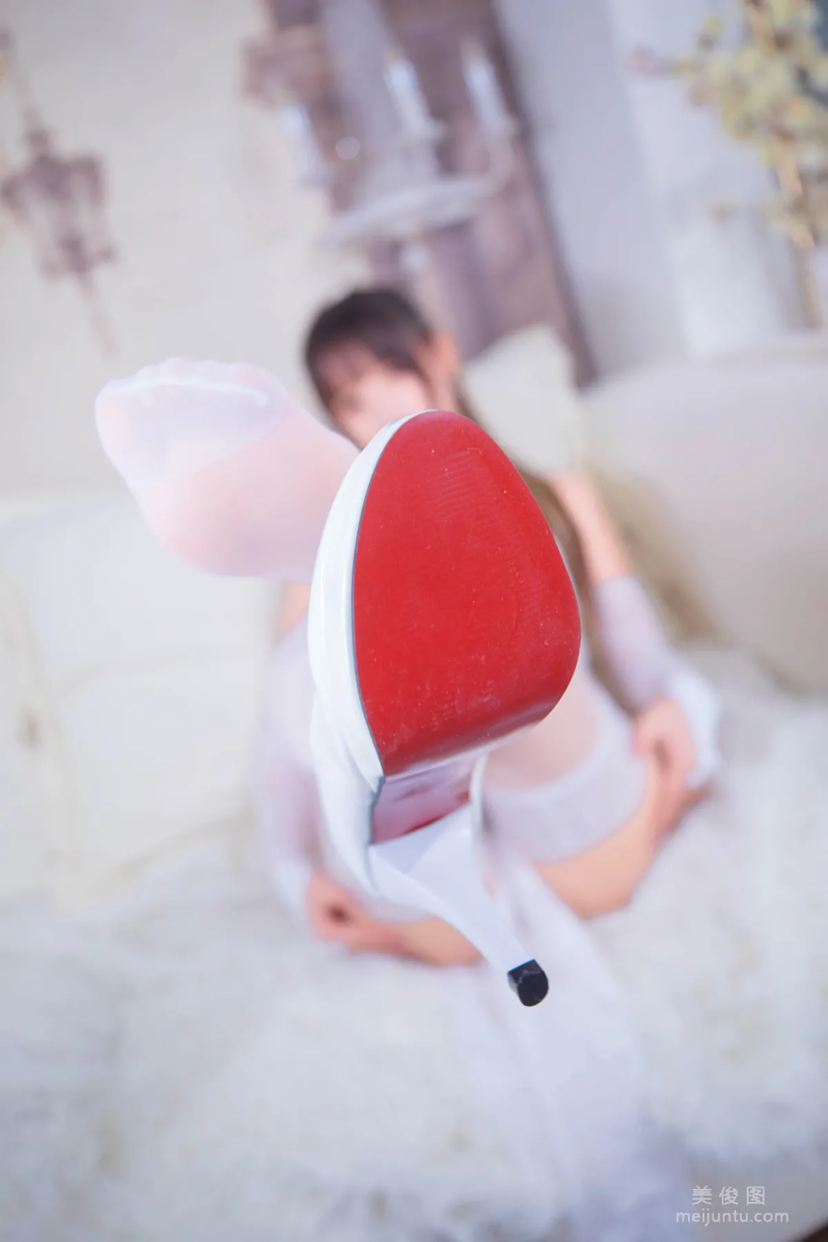 [網紅COSER] 神楽闆真冬之風と月-白旗袍 寫真集 41