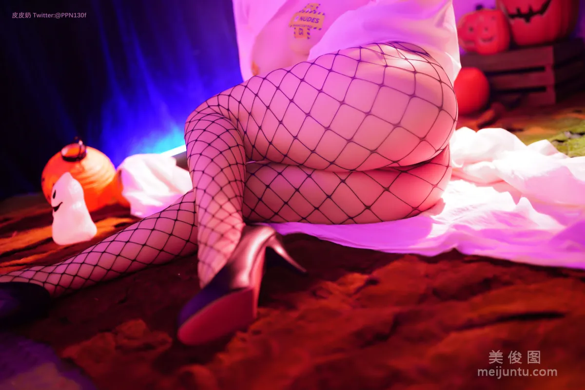 [網紅COSER] 皮皮奶可可愛了啦 - 萬聖節幽靈 寫真集 30
