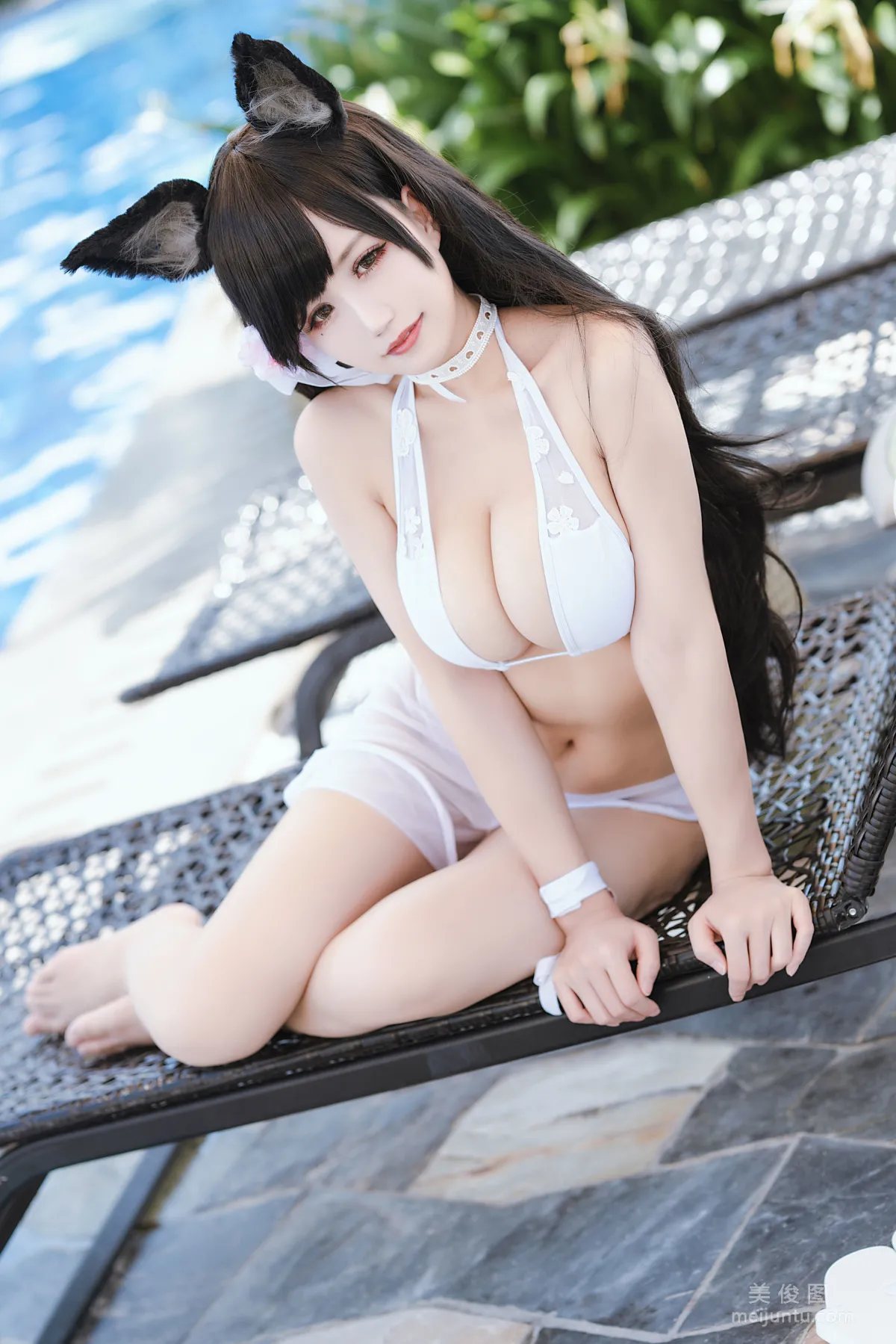 [網紅COSER] 動漫博主小倉千代w - 艦長愛宕泳裝 寫真集 4