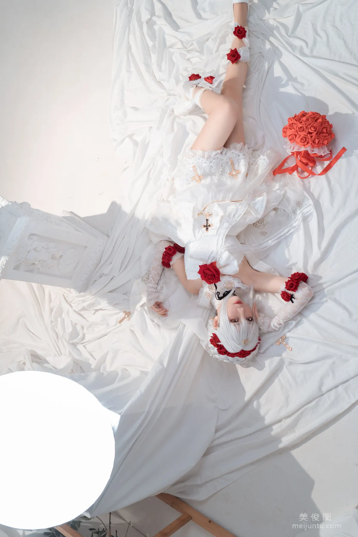 [網紅COSER] 面餅仙兒 - 德麗莎婚紗 寫真集 3