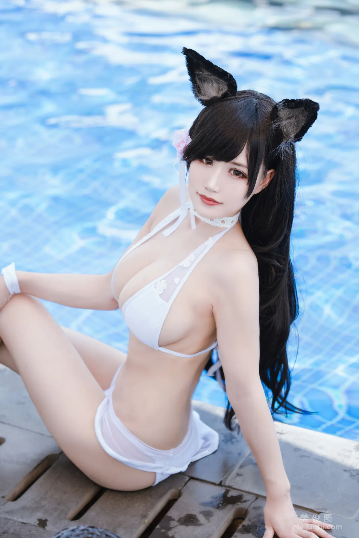 [網紅COSER] 動漫博主小倉千代w - 艦長愛宕泳裝 寫真集 9