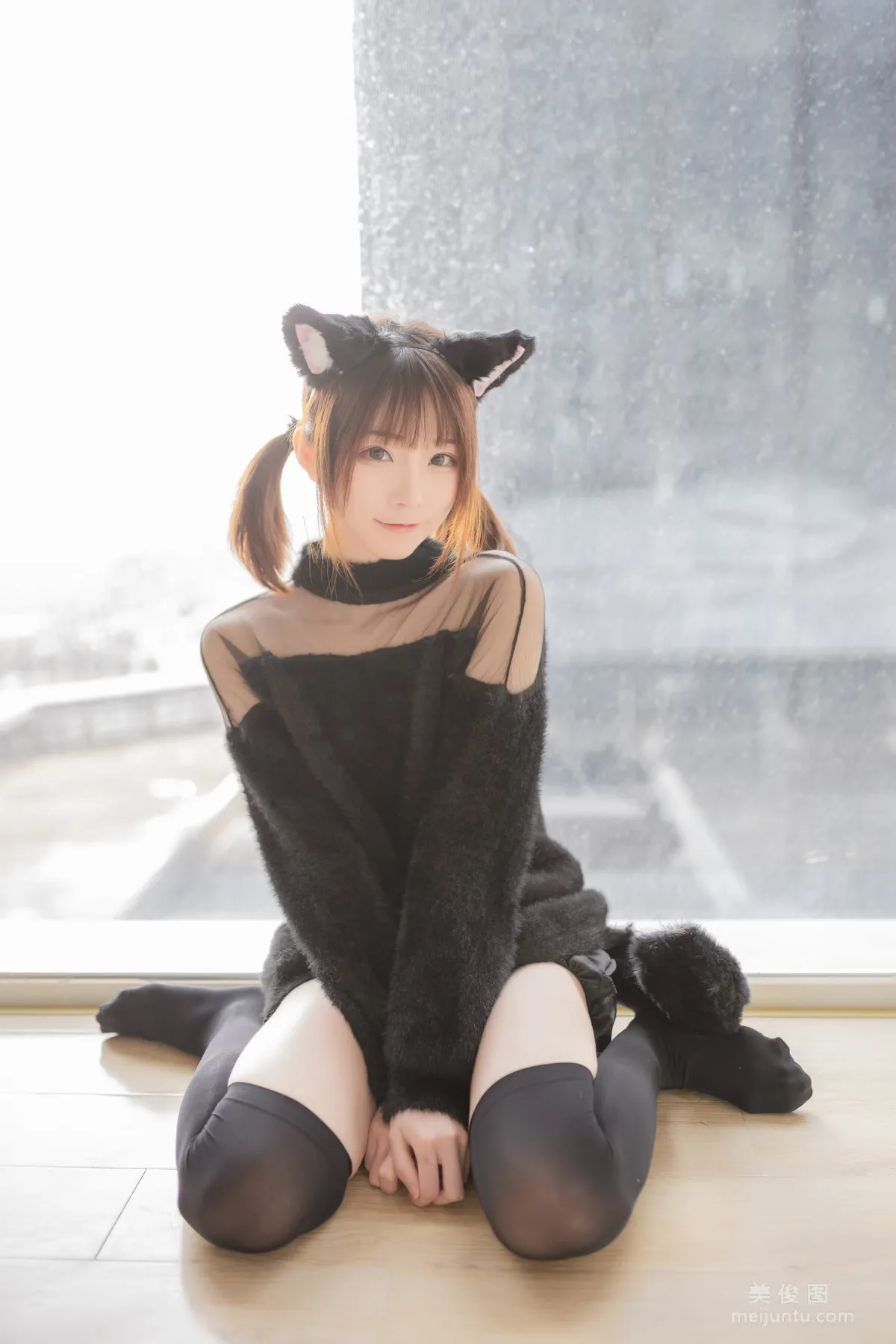 [網紅COSER] 動漫博主Kitaro_绮太郎 - 黑喵 寫真集 19