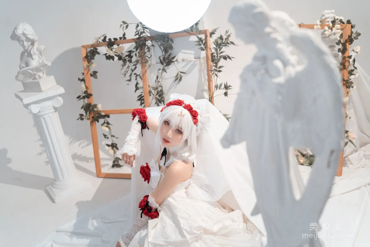 [網紅COSER] 面餅仙兒 - 德麗莎婚紗 寫真集 9