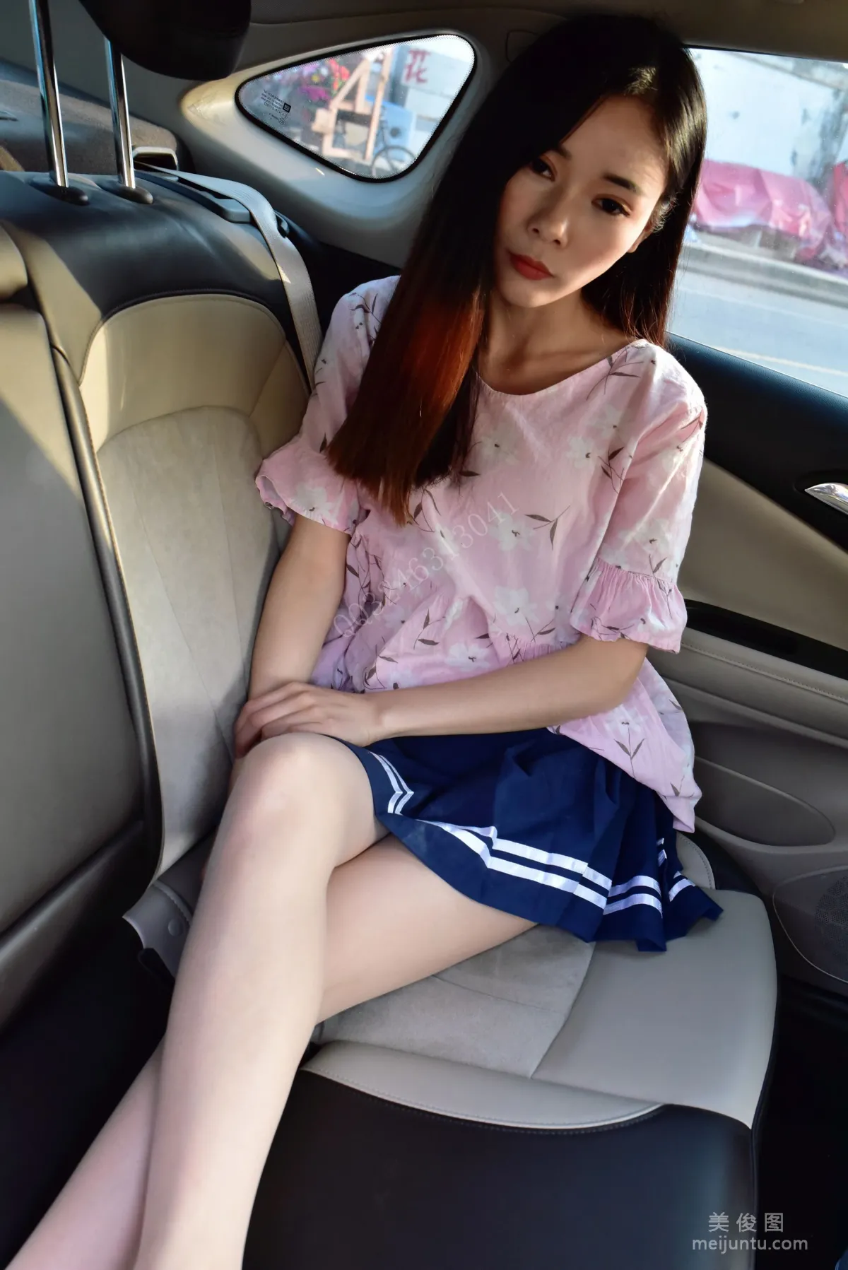 [大生模拍] No.055 婉儿 - 经典肉丝配黑高40