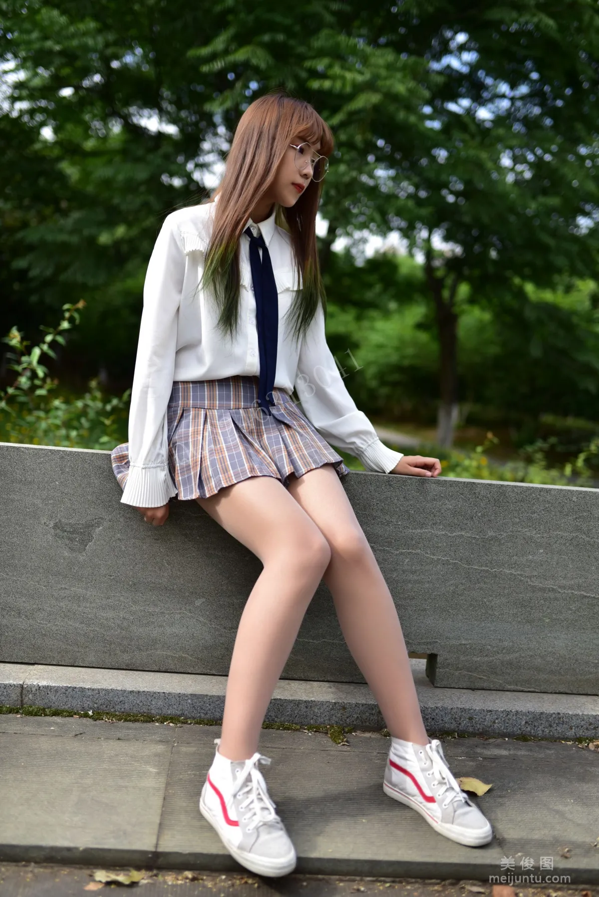 [大生模拍] No.036 小蕊 - 蘇格蘭情調小短裙 12