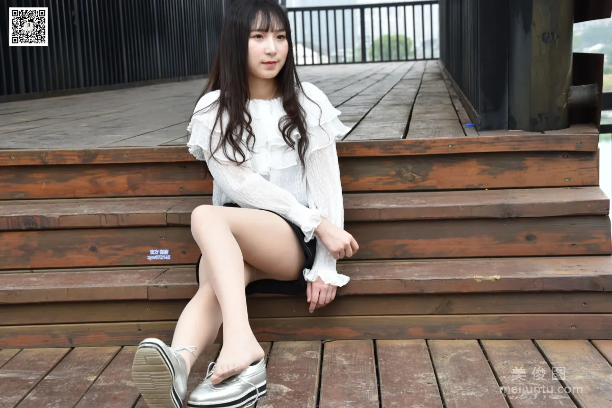 [大生模拍] No.015 琦琦 - 公園裡的短裙肉絲 54