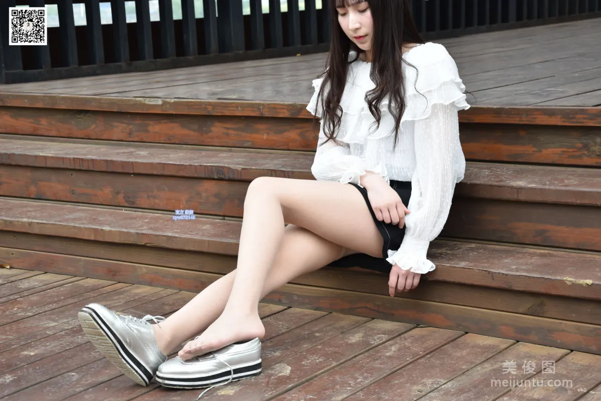 [大生模拍] No.015 琦琦 - 公園裡的短裙肉絲 51