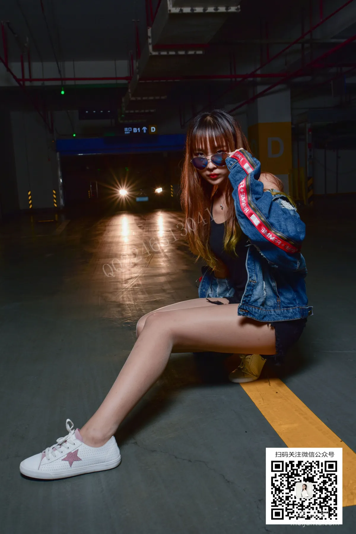 [大生模拍] No.080 小蕊 - 地下车库美丝2