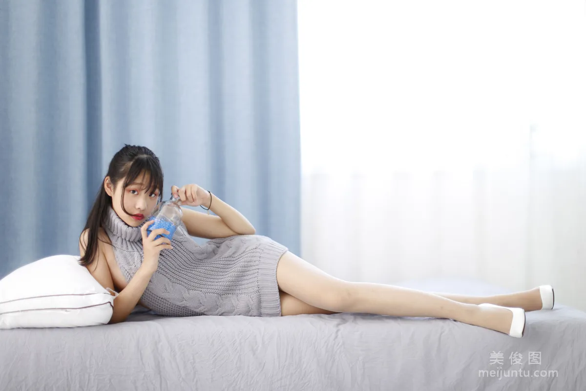 [奈絲] NO.098 蛋白粉 - 挂脖毛衣了解一下 9