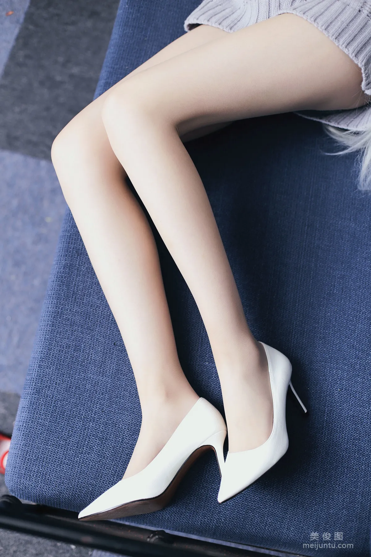 [奈絲] NO.120 墨涼 - 閃現試衣間的白發墨女 32