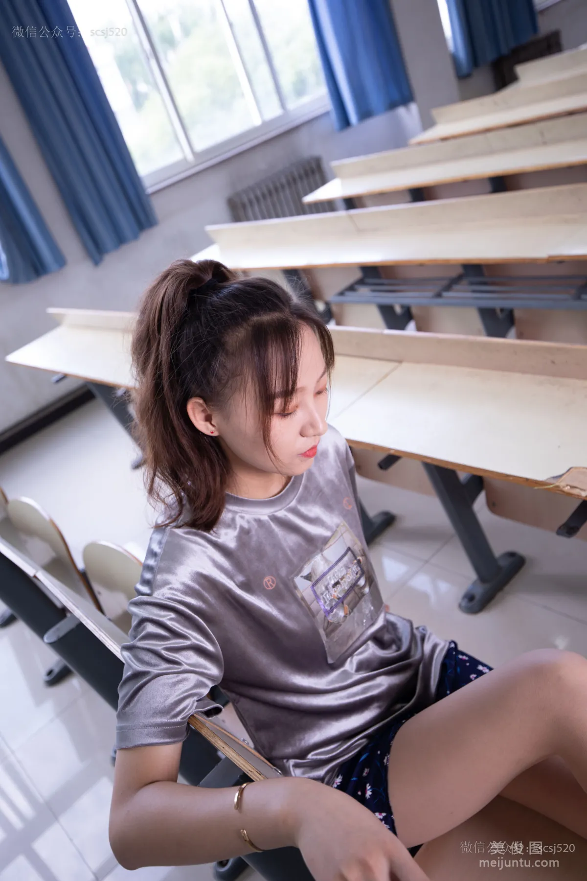 [山茶攝影LSS] NO.104 教室裡的美絲 寫真套圖 9
