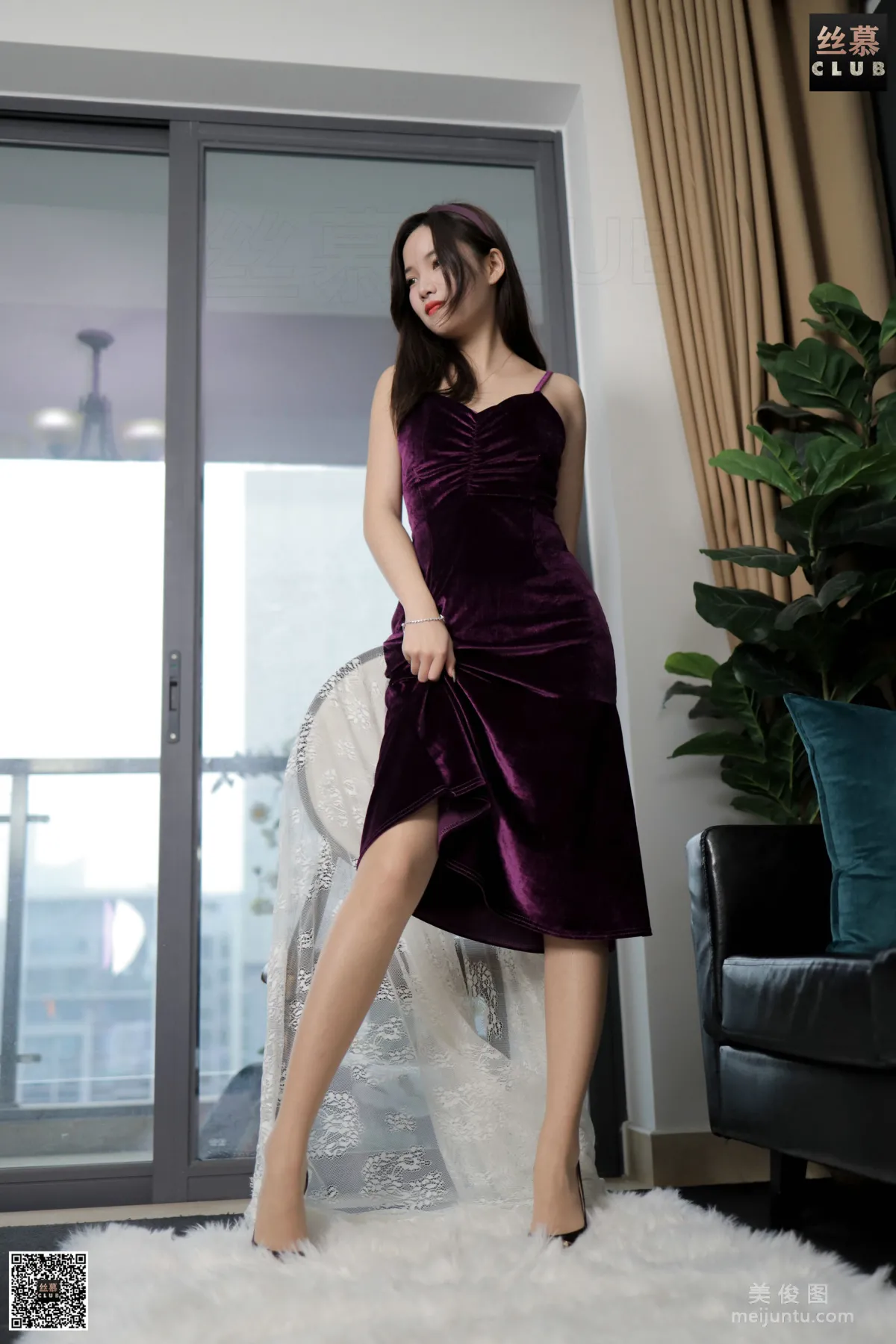 [丝慕] SM162 文欣 - 紫色妖姬7