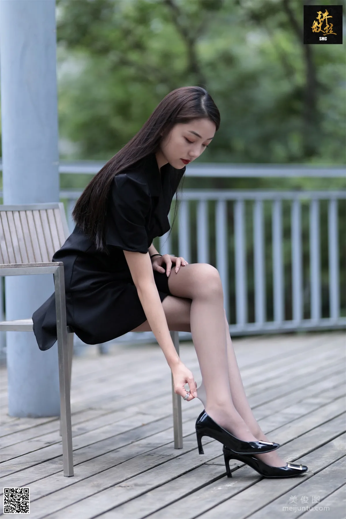 [丝慕] 特写集TX001 诗晴 《灰丝特写》6