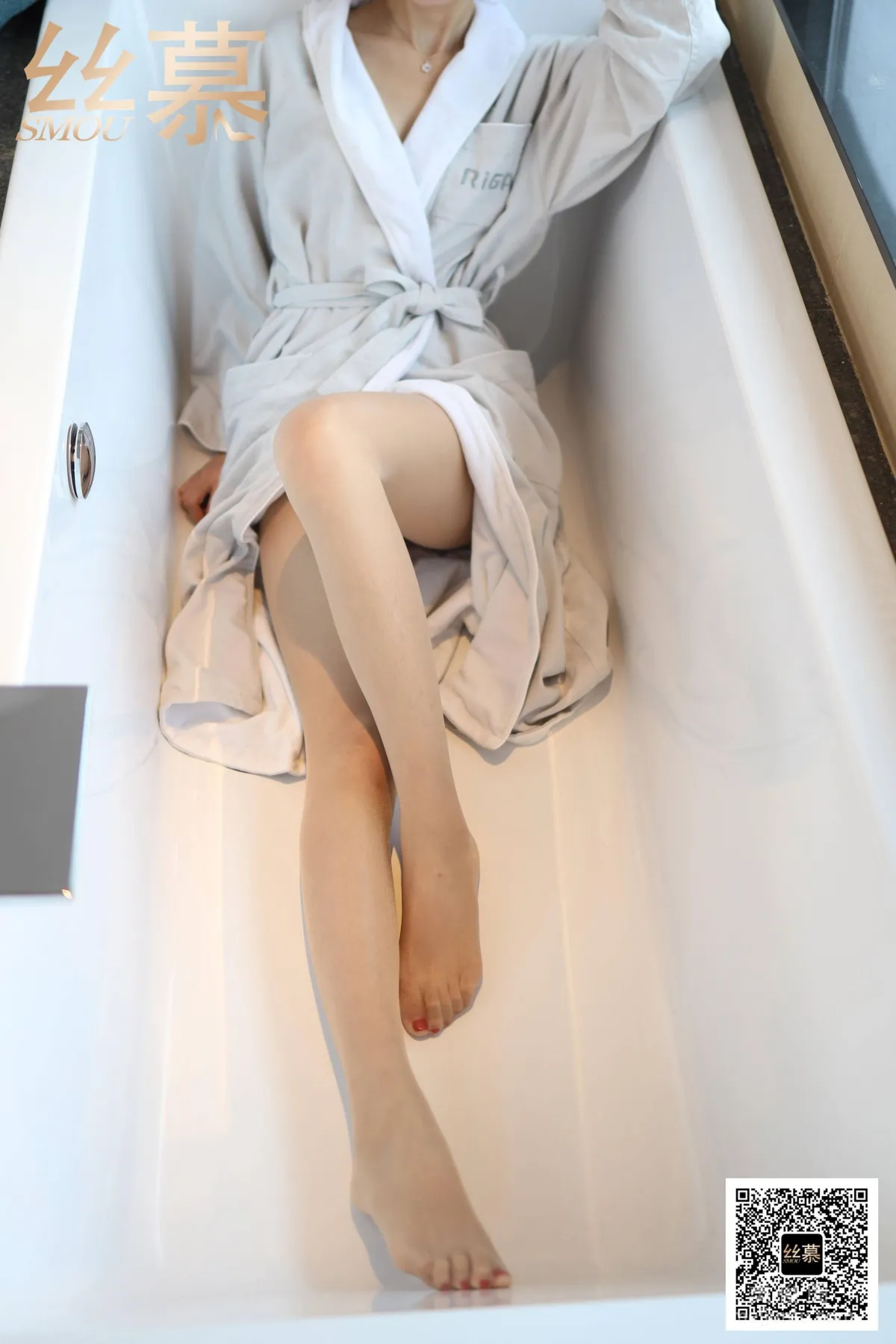 [丝慕] SM410 茗茗 《法兰绒浴袍》2