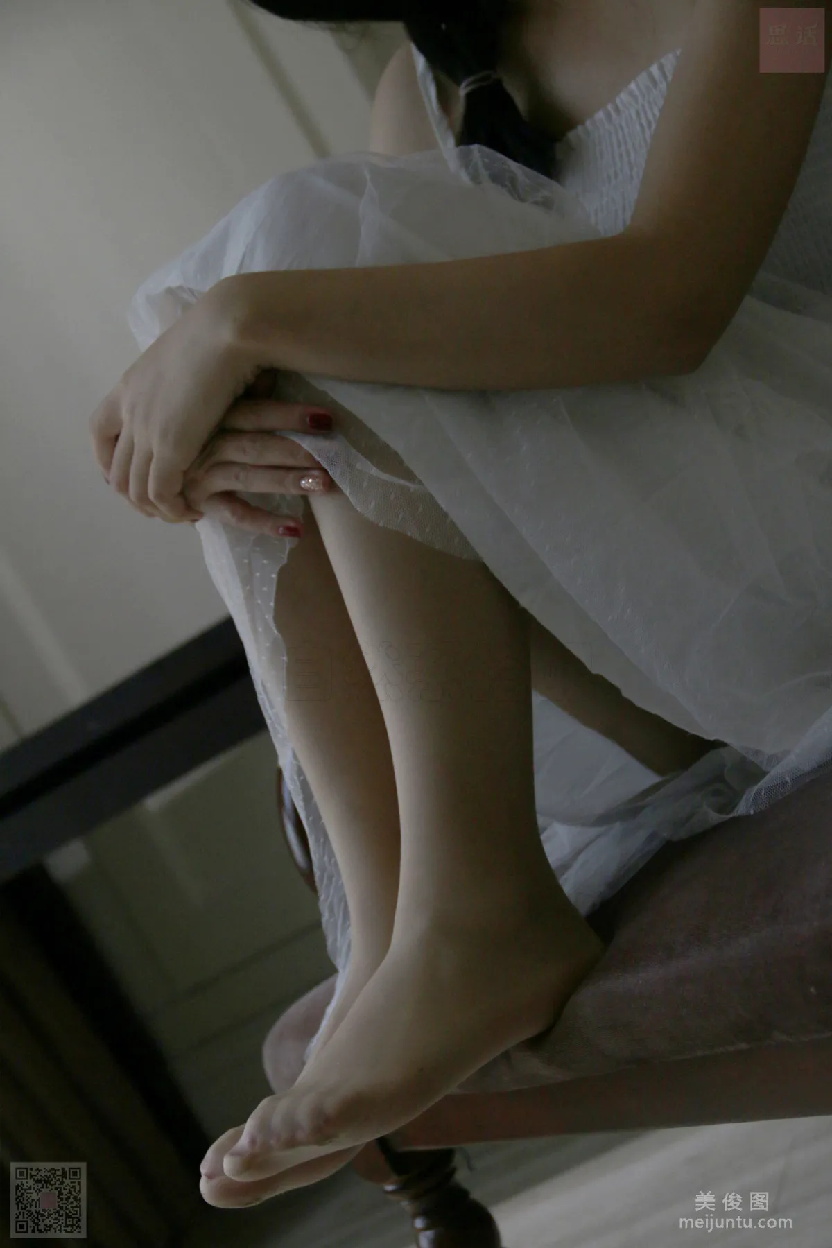[思話SiHua] SH033 子琦 - 麻花辮女孩的白我連衣裙 76