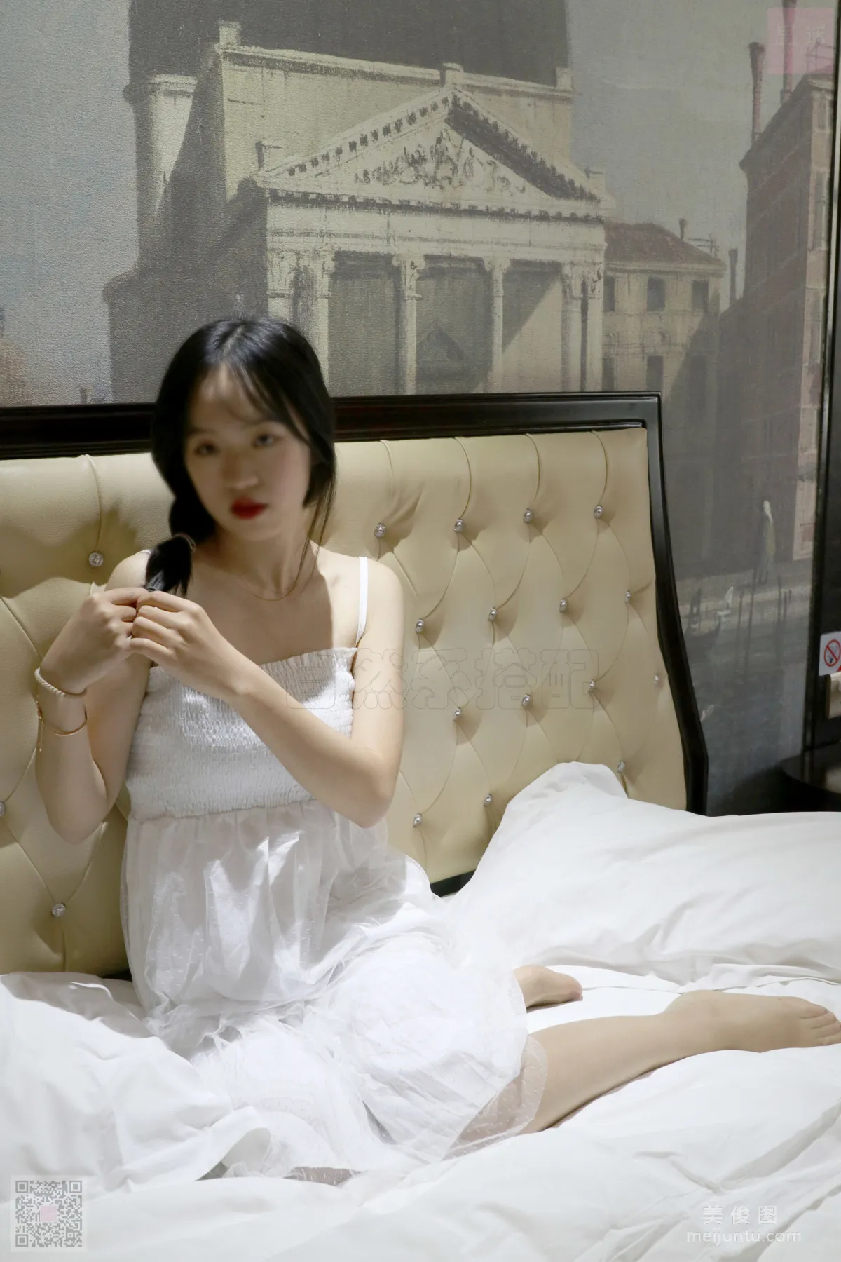 [思話SiHua] SH033 子琦 - 麻花辮女孩的白我連衣裙 20
