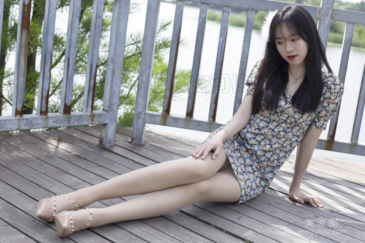 [思话SiHua] SH121 子琦 - 绿林碎花5