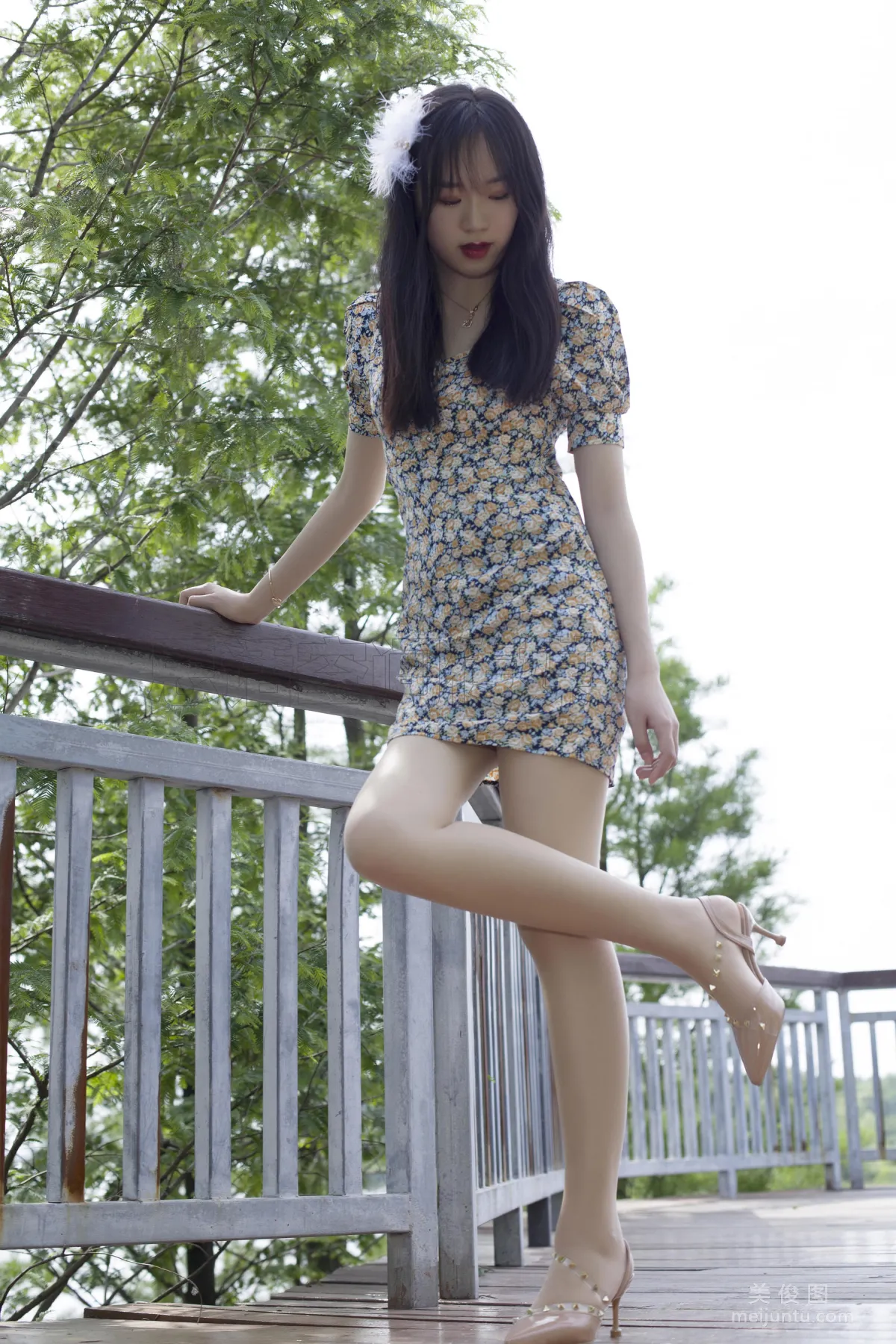 [思话SiHua] SH121 子琦 - 绿林碎花10