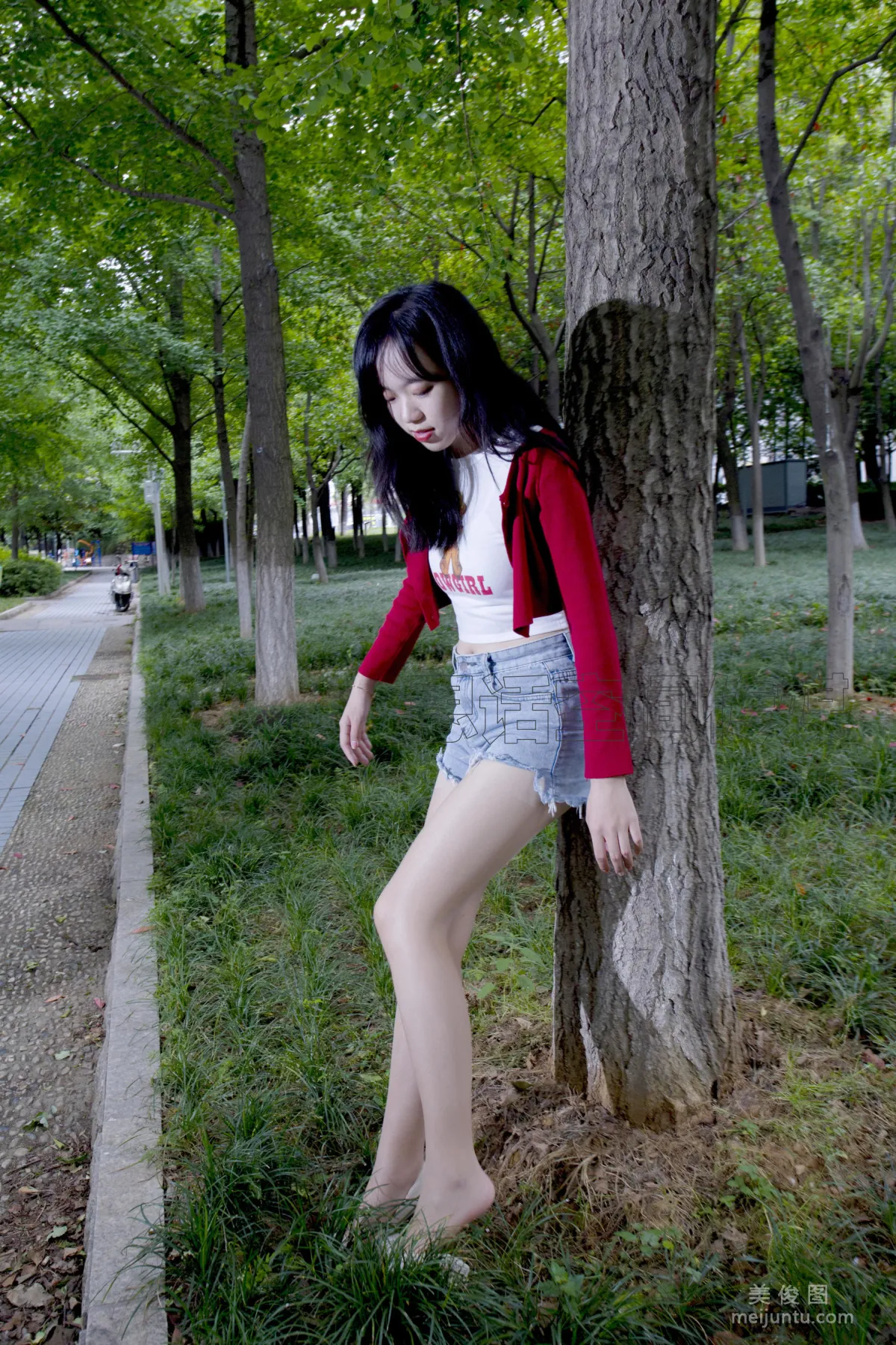 [思話SiHua] SH129 子琦 - 公園長腿活力少女 14