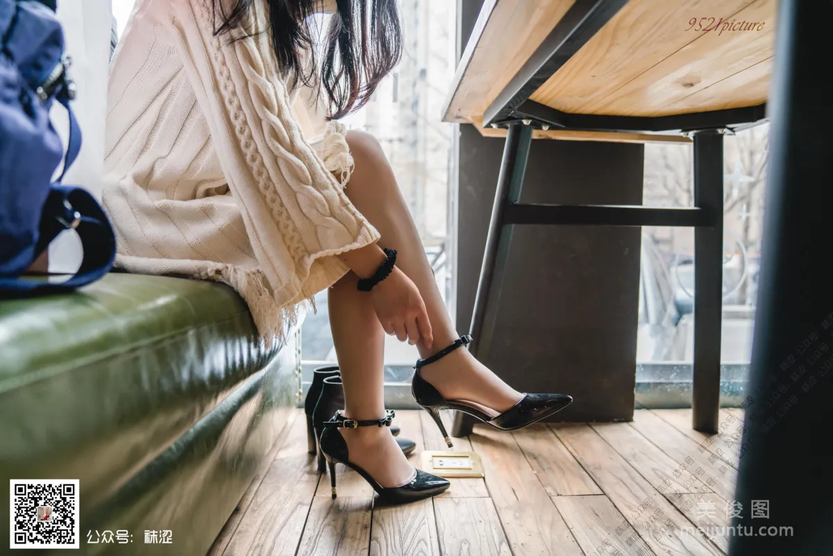 [襪澀] VOL.023 莎莎 - 溫柔毛衣與膚色絲襪 12