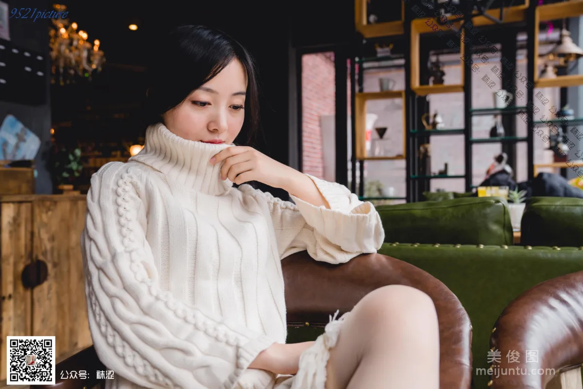 [襪澀] VOL.023 莎莎 - 溫柔毛衣與膚色絲襪 14