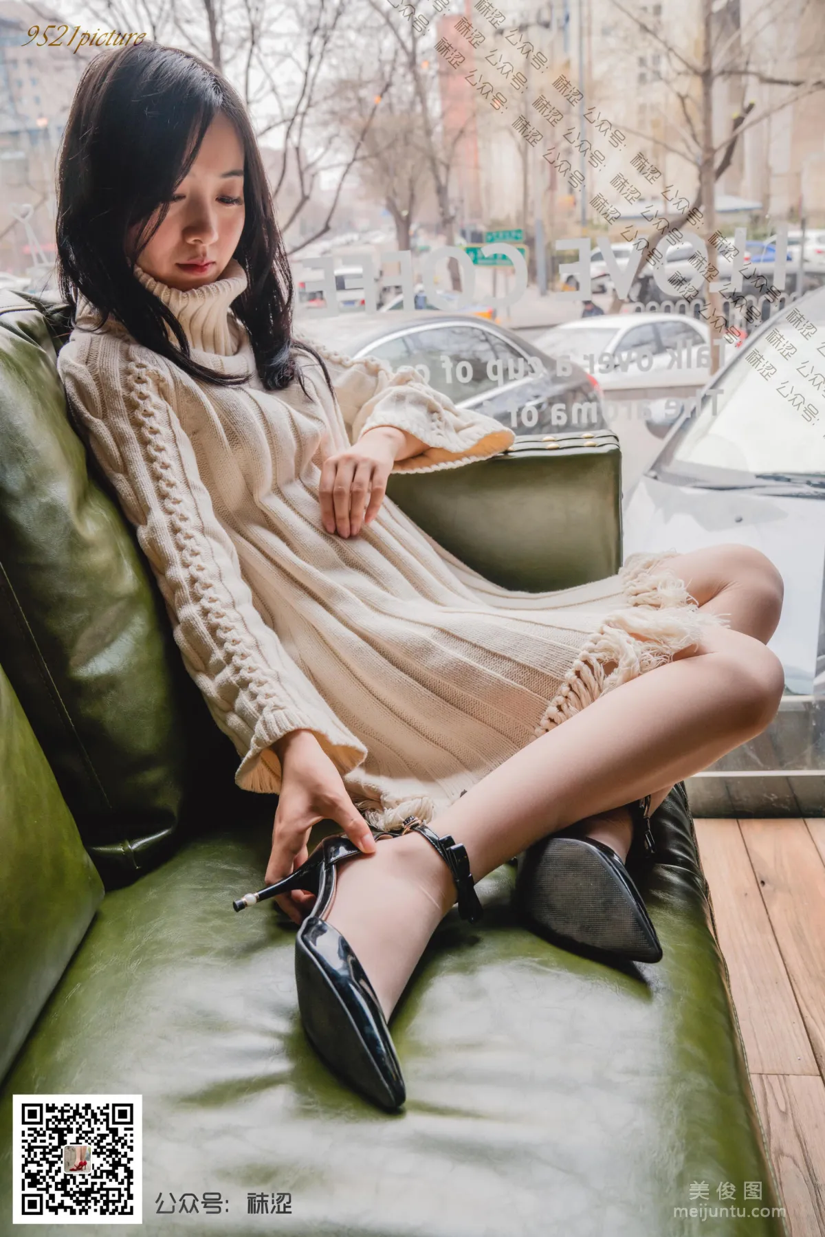 [襪澀] VOL.023 莎莎 - 溫柔毛衣與膚色絲襪 21