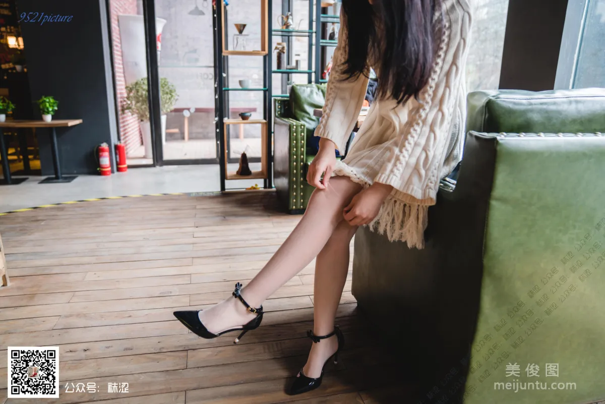 [襪澀] VOL.023 莎莎 - 溫柔毛衣與膚色絲襪 23