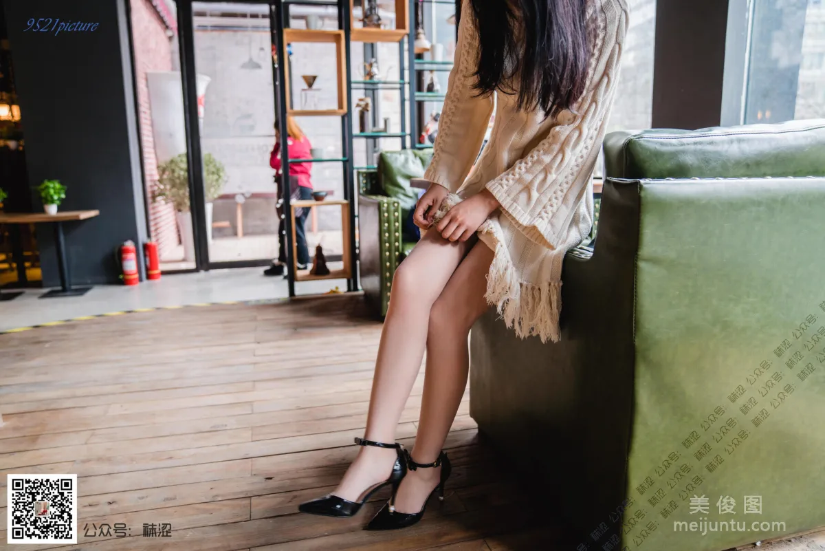 [襪澀] VOL.023 莎莎 - 溫柔毛衣與膚色絲襪 54