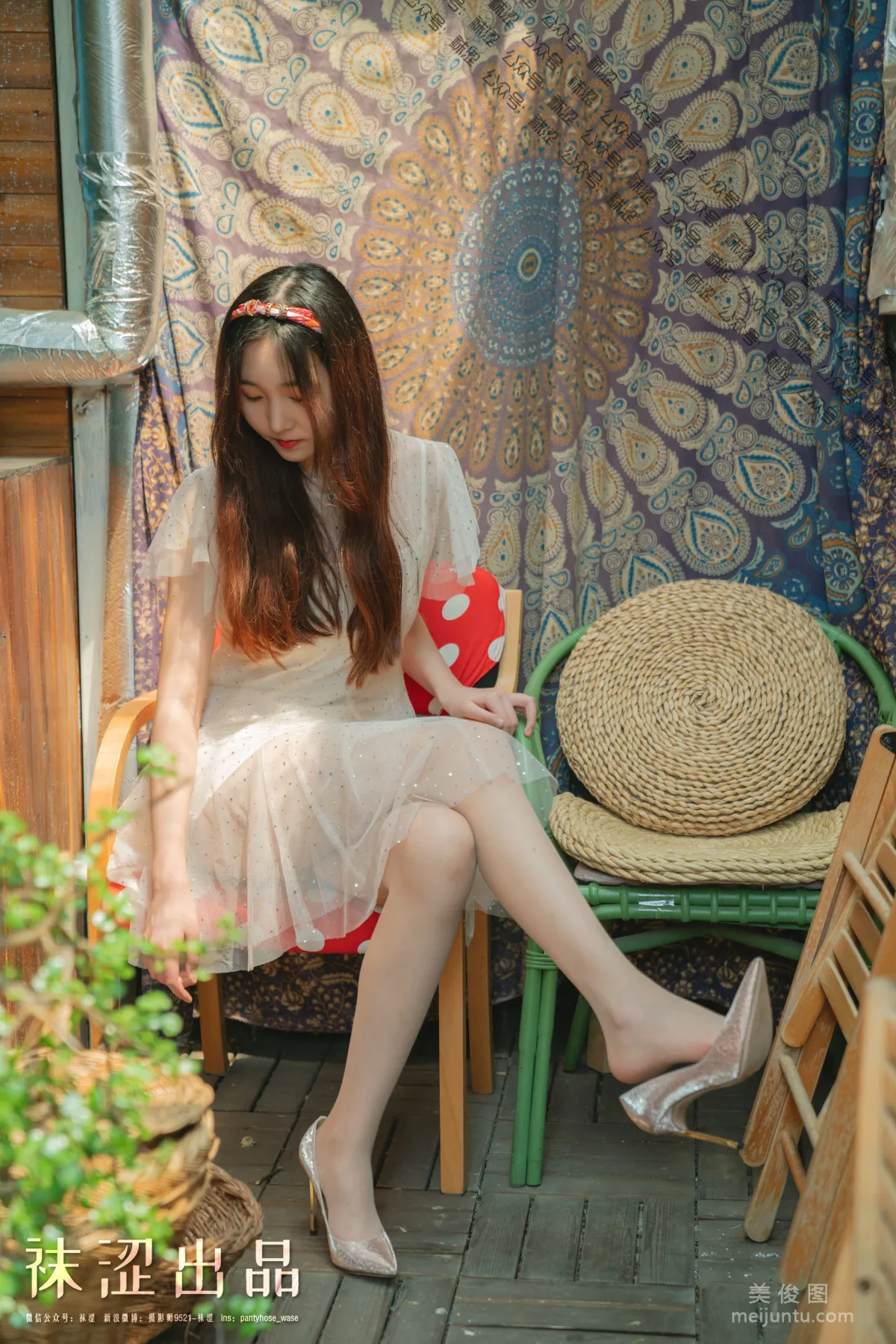 [襪澀] VOL.066 思甜 - 呼吸小院 45