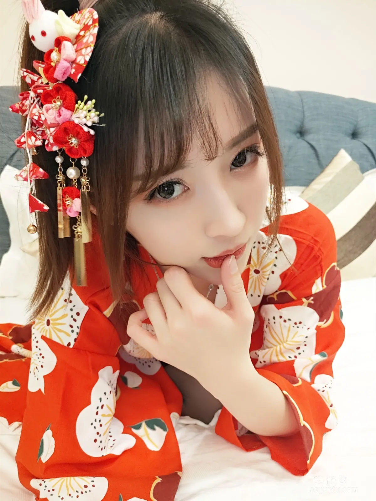 [Cosplay] 小女巫露娜 - 和服桃心黑色長筒襪 19
