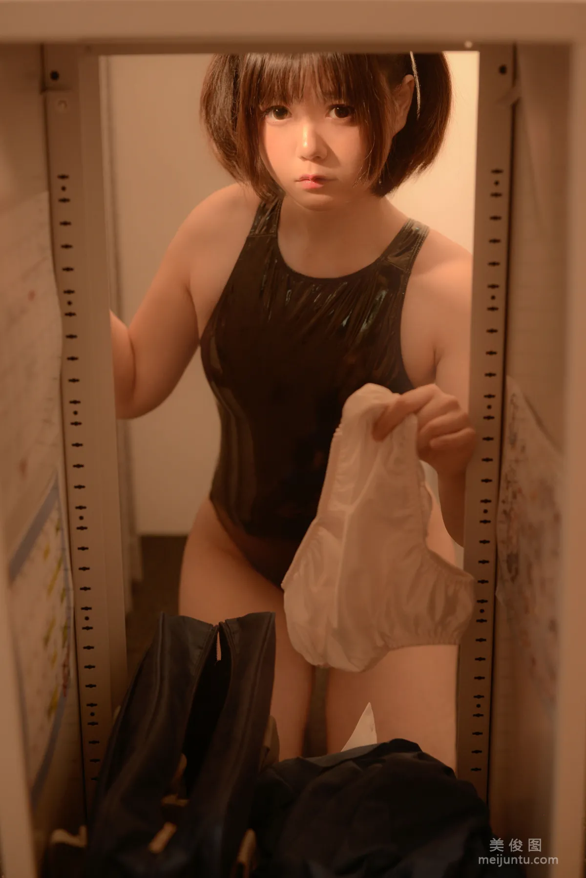 [Cosplay] Vol.18 きょう肉肉 - Latex Catsuit Girl ラテックス 9