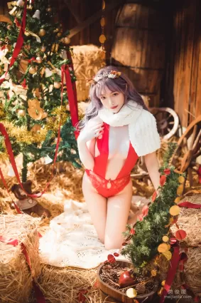 [Cosplay] 動漫博主雯妹 - 2020聖誕 寫真套圖