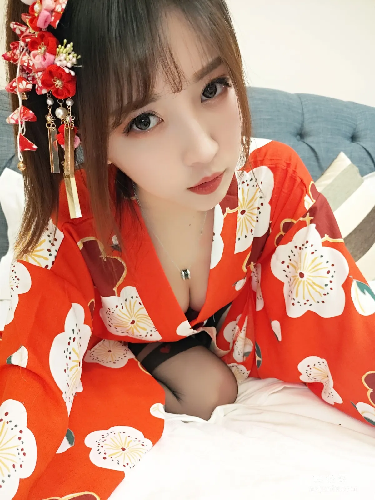 [Cosplay] 小女巫露娜 - 和服桃心黑色長筒襪 18