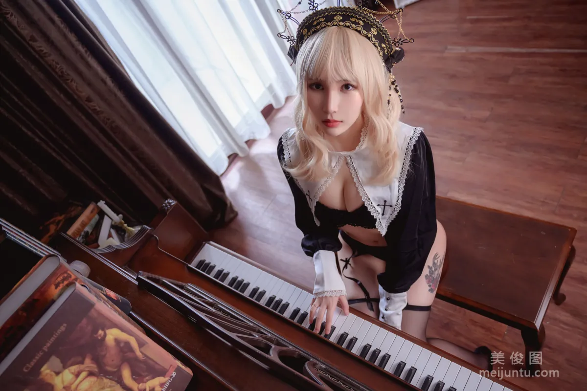 [Cosplay] vams子 - 修女 寫真套圖 35