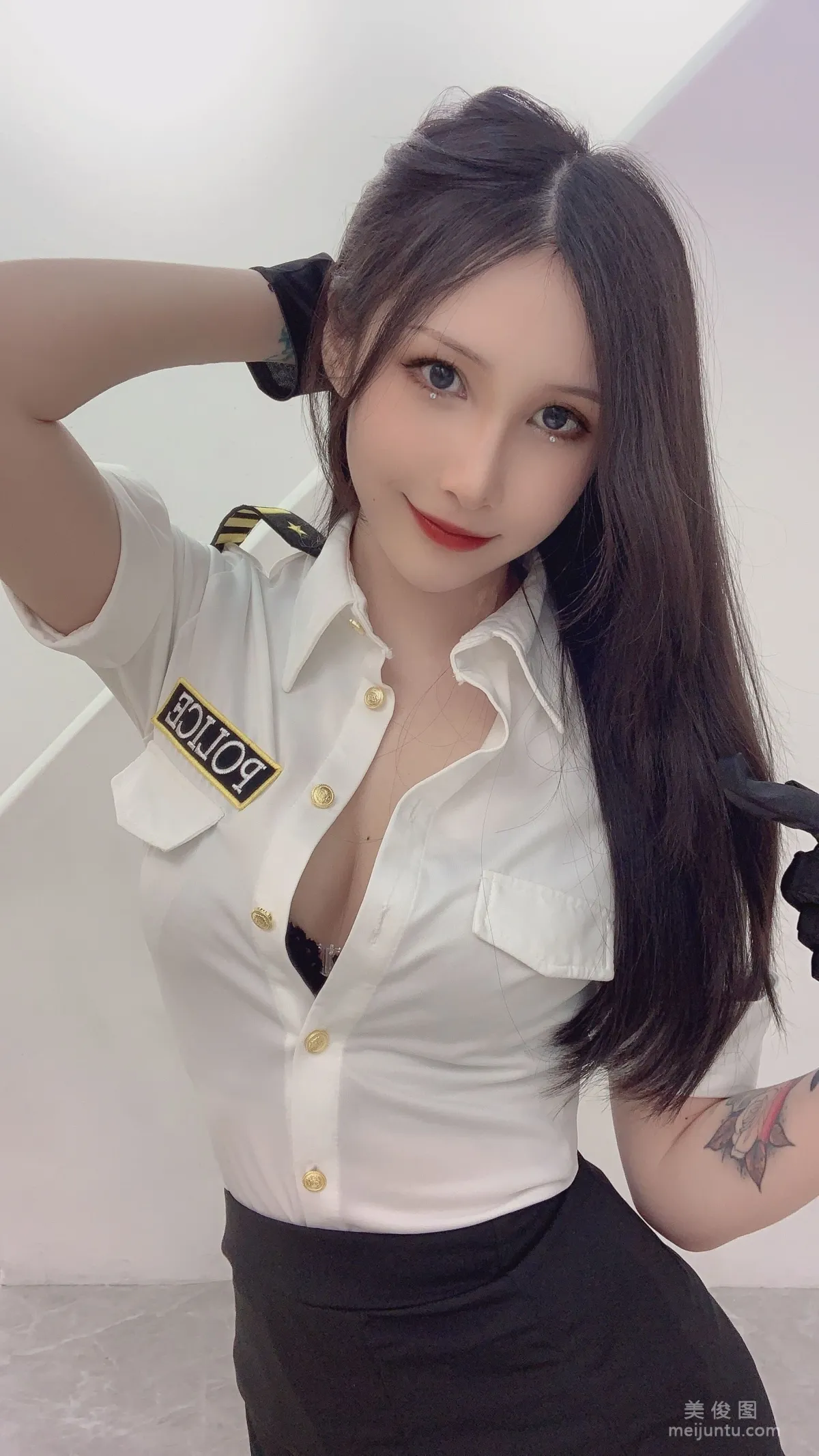 [Cosplay] vams子 - 女警 寫真套圖 46