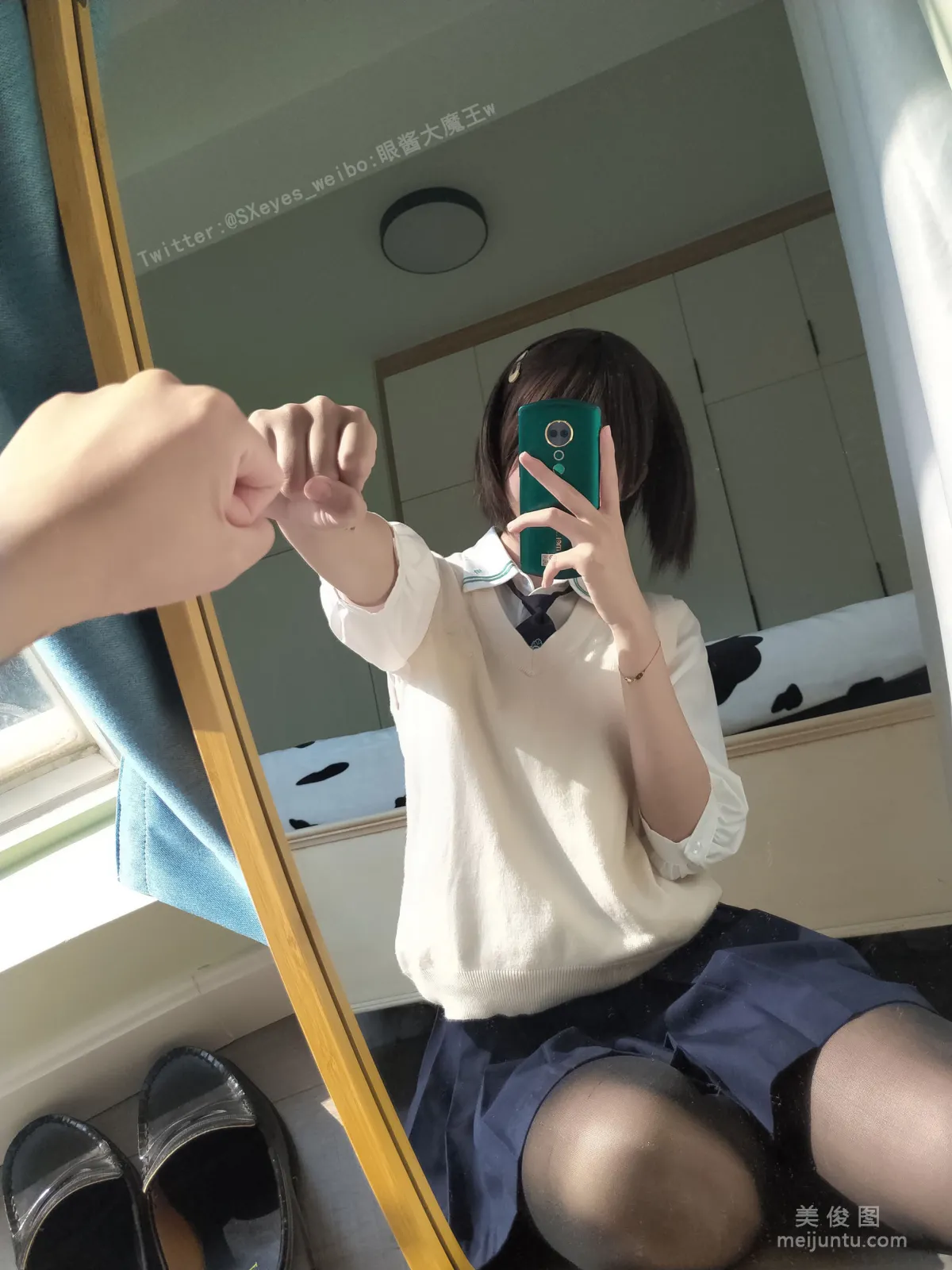 [Cosplay] 眼醬大魔王w - 小學妹 寫真套圖 1