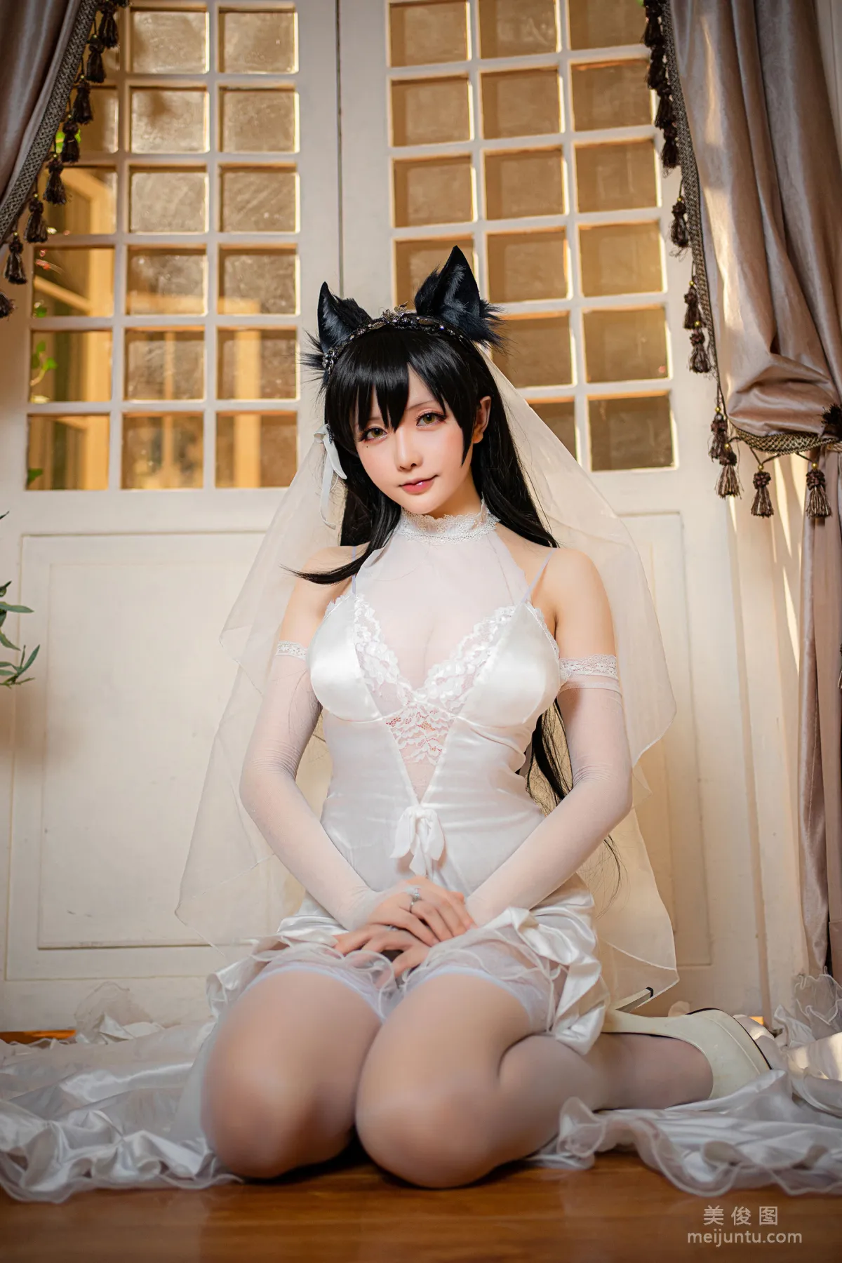 [Cosplay] 星之遲遲 - 愛宕婚紗 寫真套圖 11