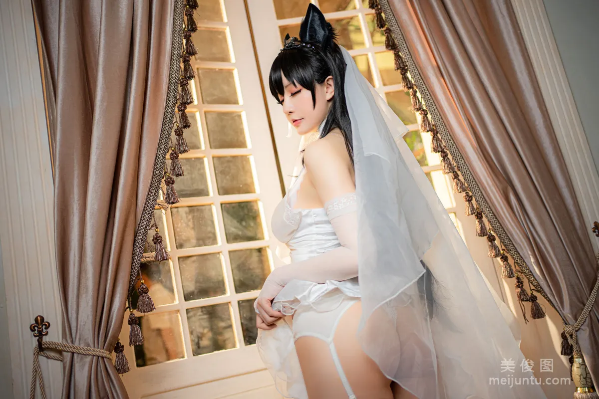 [Cosplay] 星之遲遲 - 愛宕婚紗 寫真套圖 25