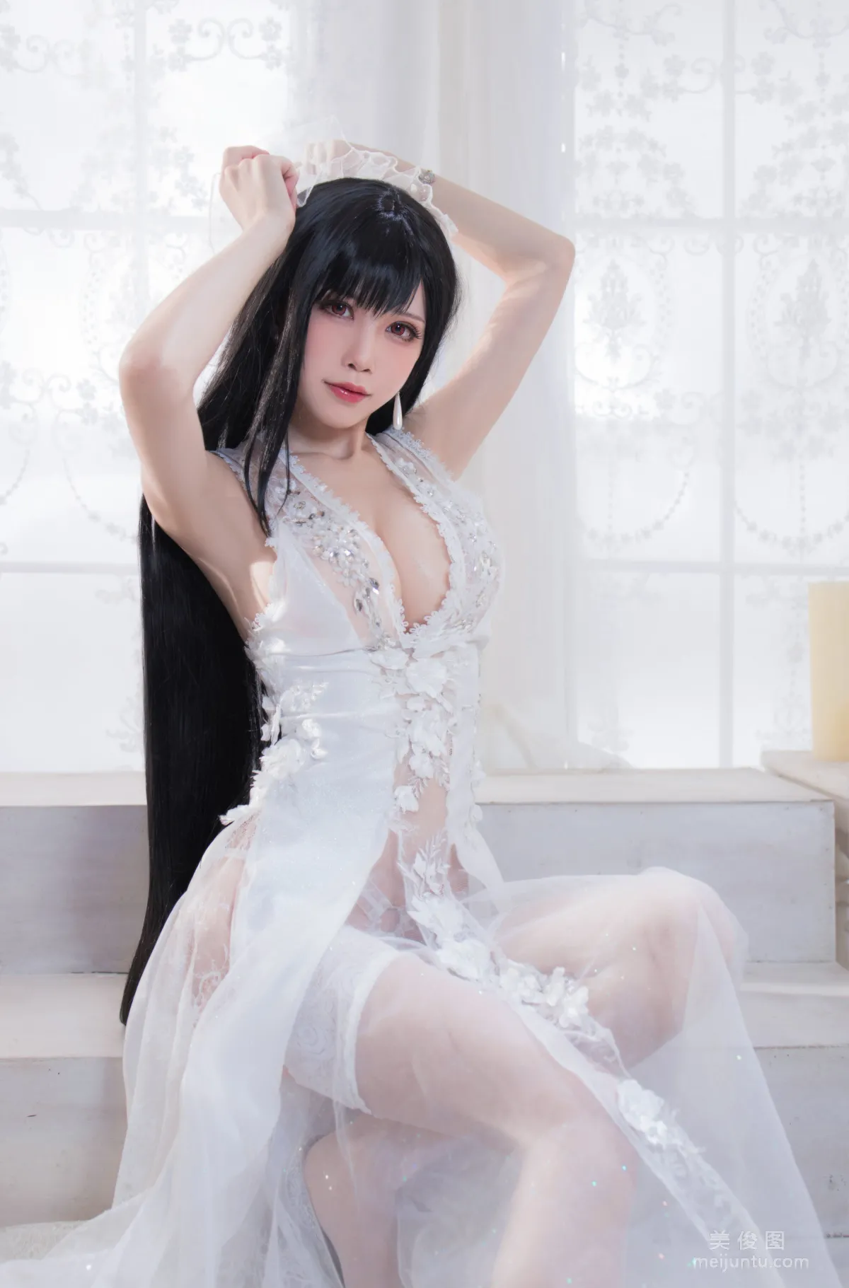 [Cosplay] 水淼aqua - 婚紗 寫真套圖 1