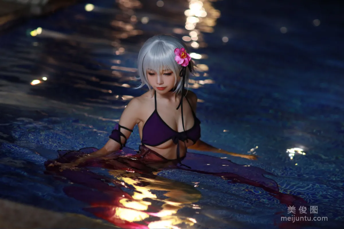 [Cosplay] 動漫博主水淼aqua - 貞德泳裝 寫真套圖 14