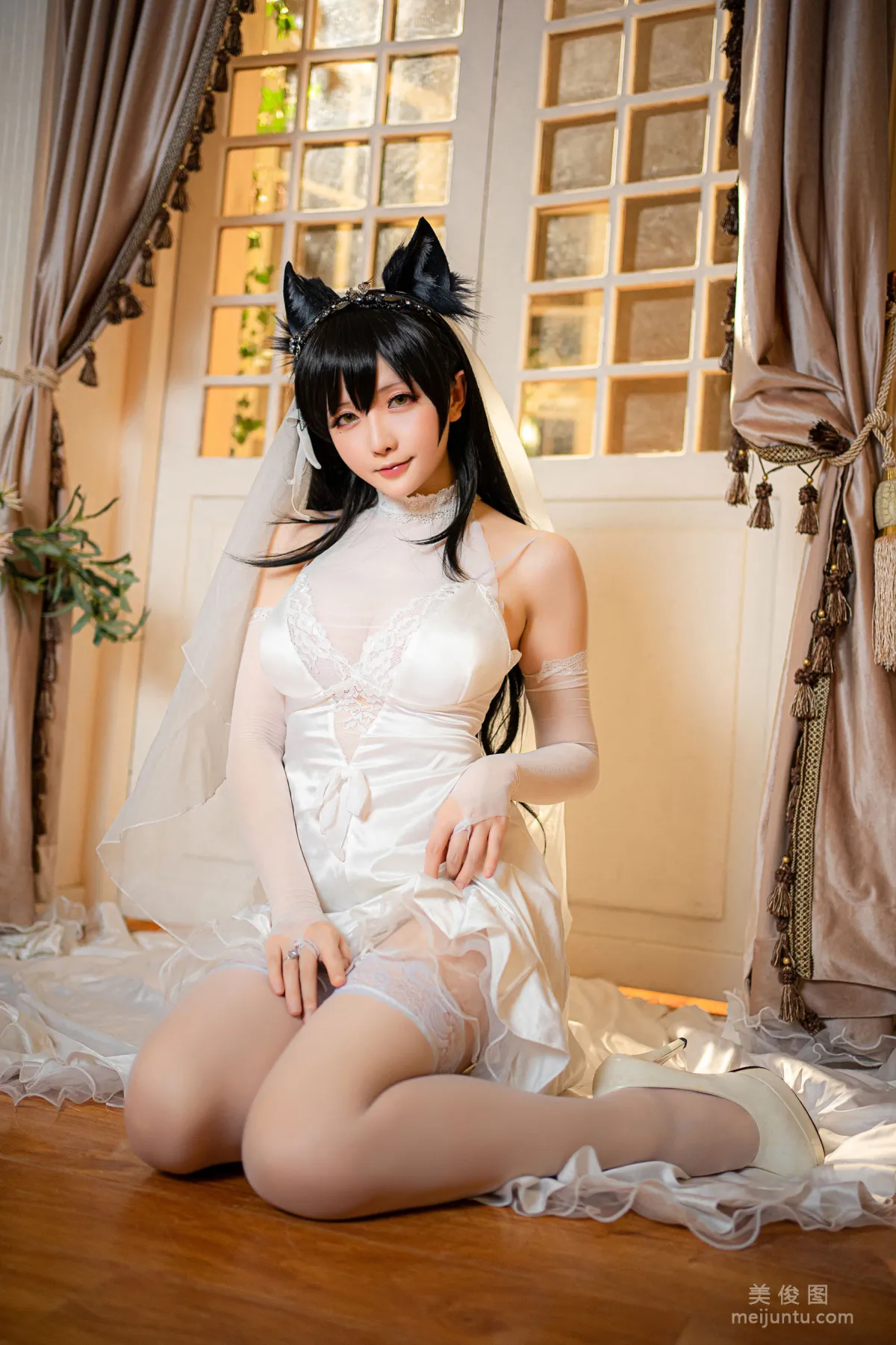 [Cosplay] 星之遲遲 - 愛宕婚紗 寫真套圖 17