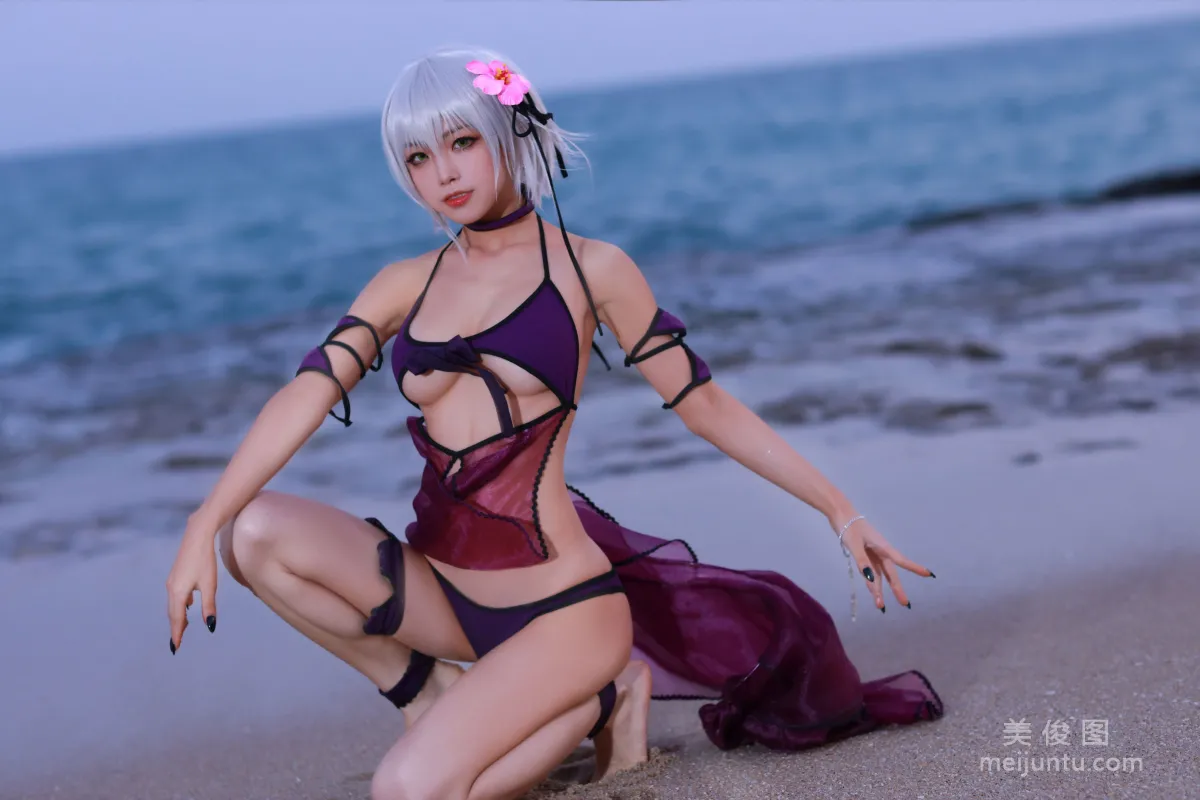 [Cosplay] 動漫博主水淼aqua - 貞德泳裝 寫真套圖 4