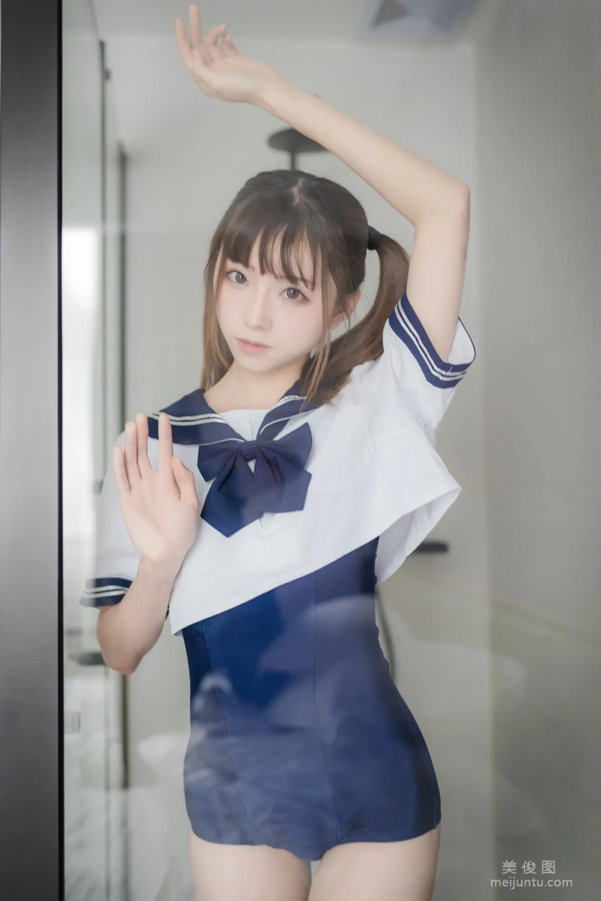 [Cosplay] Kitaro_绮太郎 - 泳裝JK 34