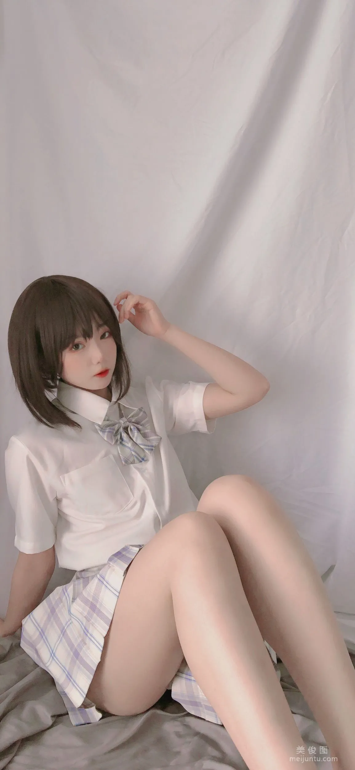 [Cosplay] 萌妹是青水 - 學妹jk 9