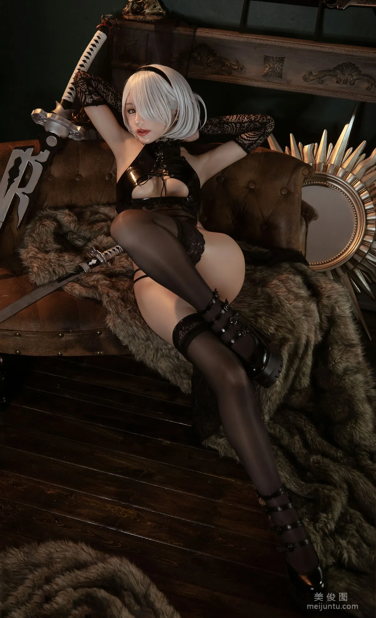 [Cosplay] 一笑芳香沁 - 2B黑花嫁 25