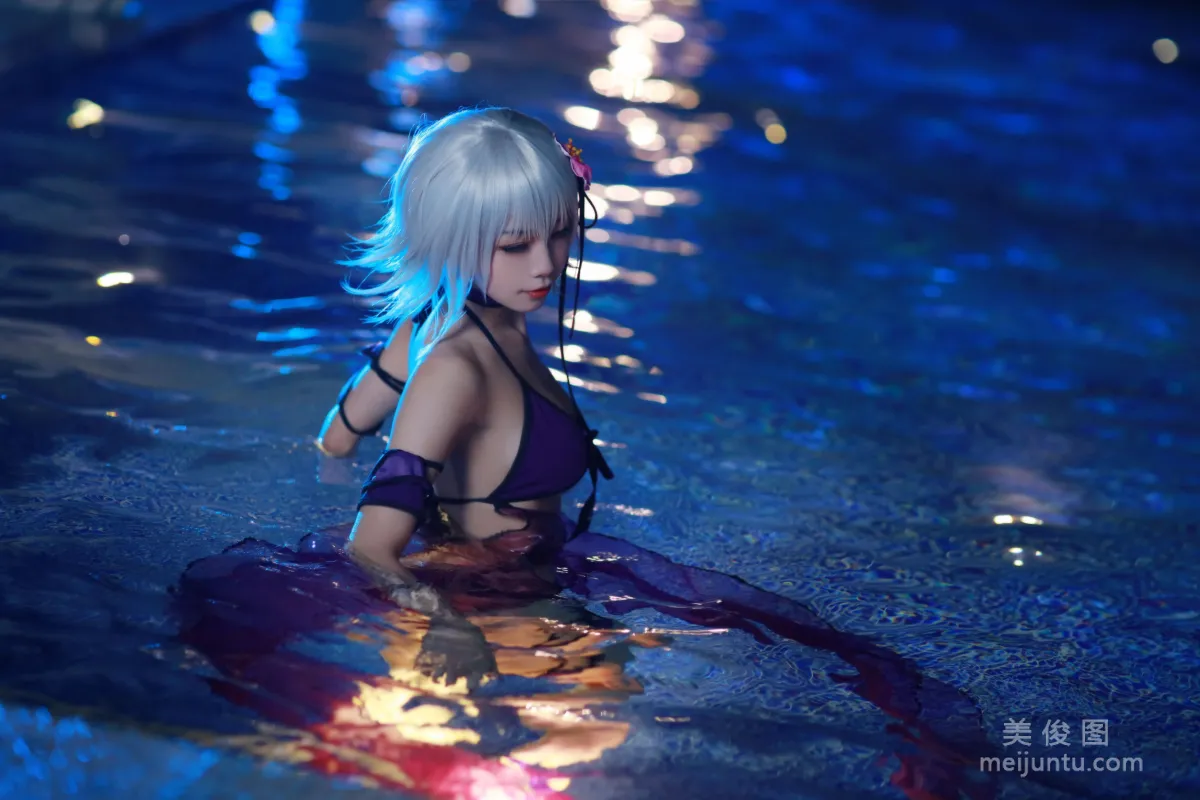 [Cosplay] 動漫博主水淼aqua - 貞德泳裝 寫真套圖 15